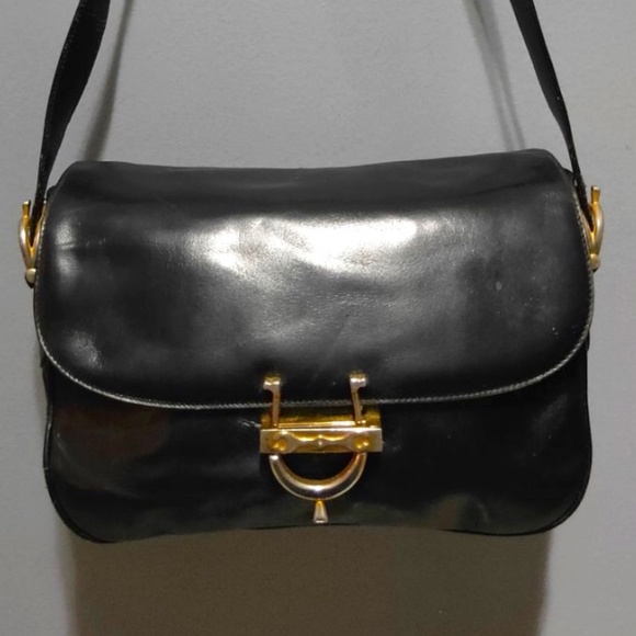 Celine - Authentic Vintage - Heavily Worn - Teen Triomphe Bag - As-Is Condition! - Picture 1 of 16